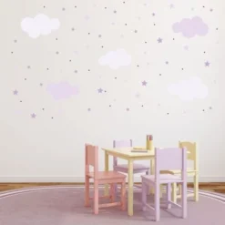 Nikima Wandtattoo 141 Wolken, Sterne Und Punkte Set Lila Flieder - 87 Stück In 6 Vers. Größen Wandtattoos 9 Nikima Wandtattoo 141 Wolken, Sterne Und Punkte Set Lila Flieder - 87 Stück In 6 Vers. Größen Wandtattoos -Komar Verkäufe 19917978 04