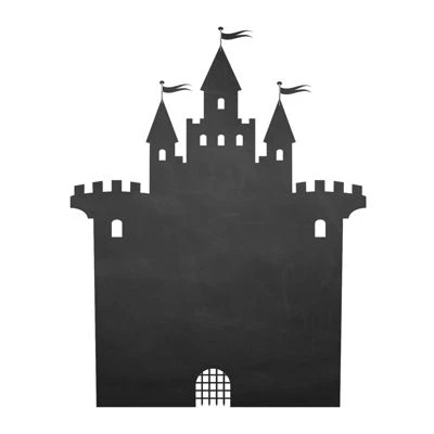 Nikima Wandtattoo 002 Burg - Selbstklebende Tafelfolie/ Kreidefolie Inkl. 3 Stück Kreide Wandtattoos 1 Nikima Wandtattoo 002 Burg - Selbstklebende Tafelfolie/ Kreidefolie Inkl. 3 Stück Kreide Wandtattoos