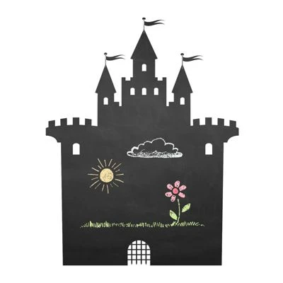 Nikima Wandtattoo 002 Burg - Selbstklebende Tafelfolie/ Kreidefolie Inkl. 3 Stück Kreide Wandtattoos 2 Nikima Wandtattoo 002 Burg - Selbstklebende Tafelfolie/ Kreidefolie Inkl. 3 Stück Kreide Wandtattoos – Bild 2
