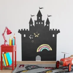 Nikima Wandtattoo 002 Burg - Selbstklebende Tafelfolie/ Kreidefolie Inkl. 3 Stück Kreide Wandtattoos 9 Nikima Wandtattoo 002 Burg - Selbstklebende Tafelfolie/ Kreidefolie Inkl. 3 Stück Kreide Wandtattoos -Komar Verkäufe 19925770 04