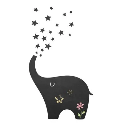 Nikima Wandtattoo 010 Elefant - Selbstklebende Tafelfolie/ Kreidefolie Inkl. 3 Stück Kreide Wandtattoos 2 Nikima Wandtattoo 010 Elefant - Selbstklebende Tafelfolie/ Kreidefolie Inkl. 3 Stück Kreide Wandtattoos – Bild 2