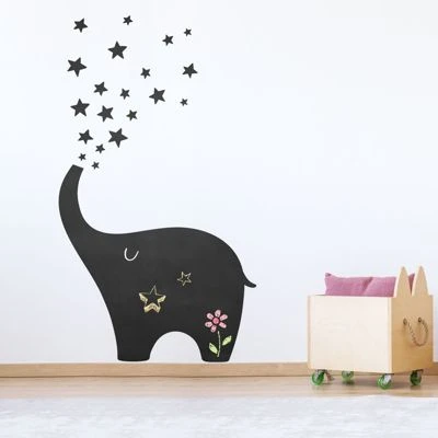 Nikima Wandtattoo 010 Elefant - Selbstklebende Tafelfolie/ Kreidefolie Inkl. 3 Stück Kreide Wandtattoos 5 Nikima Wandtattoo 010 Elefant - Selbstklebende Tafelfolie/ Kreidefolie Inkl. 3 Stück Kreide Wandtattoos – Bild 5