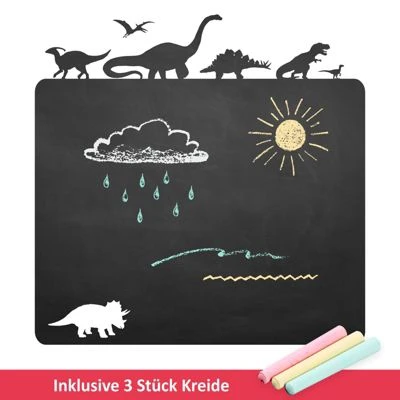 Nikima Wandtattoo 020 Dinosaurier - Selbstklebende Tafelfolie/ Kreidefolie Inkl. 3 Stück Kreide Wandtattoos 3 Nikima Wandtattoo 020 Dinosaurier - Selbstklebende Tafelfolie/ Kreidefolie Inkl. 3 Stück Kreide Wandtattoos – Bild 3