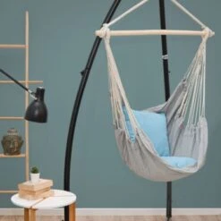 AMANKA Hängestuhlgestell HSG-130 Mit Hängesessel HMG-35 Grau -Komar Verkäufe 20087768 03