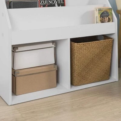 SoBuy® Kinderregal Mit 3 Ablagefächern, Aufbewahrungsregal Bücherregal Für Kinder Zeitungsständer 4 SoBuy® Kinderregal Mit 3 Ablagefächern, Aufbewahrungsregal Bücherregal Für Kinder Zeitungsständer – Bild 4