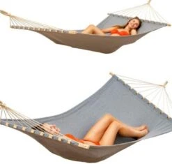 AMANKA Hängemattengestell HMG-06 Mit Hängematte HMG-30 Grau -Komar Verkäufe 20246460 03