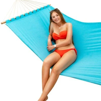 AMANKA Hängemattengestell HMG-06 Mit Hängematte HMG-30 Blau 3 AMANKA Hängemattengestell HMG-06 Mit Hängematte HMG-30 Blau – Bild 3