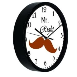 CreaDesign Kinder Wanduhr Personalisiert Mit Name Bart Mustache -Komar Verkäufe 20299318 04