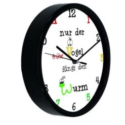 CreaDesign Kinder Wanduhr Personalisiert Mit Name Der Frühe Vogel Mit Namen -Komar Verkäufe 20299869 04