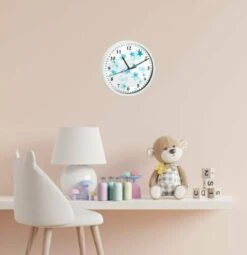 CreaDesign Kinder Wanduhr Personalisiert Mit Name Sternenhimmel Türkis -Komar Verkäufe 20300045 05