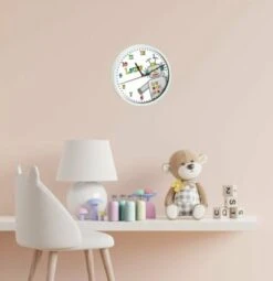 CreaDesign Kinder Wanduhr Personalisiert Mit Name Roboter -Komar Verkäufe 20300208 05