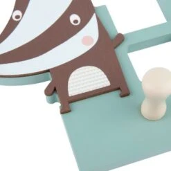 Bieco Holz Garderobe Kinder Happy Baby 3 Kleiderhaken Garderobenleiste 30cm Wandhaken Garderoben -Komar Verkäufe 20464054 02