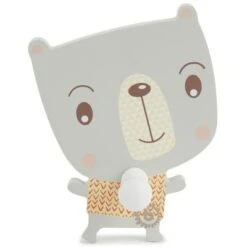 Bieco Holz Garderobe Kinder Bär Kleiderhaken Garderobenleiste Wandgarderobe Baby Garderoben