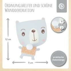 Bieco Holz Garderobe Kinder Bär Kleiderhaken Garderobenleiste Wandgarderobe Baby Garderoben -Komar Verkäufe 20464062 03