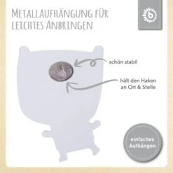 Bieco Holz Garderobe Kinder Bär Kleiderhaken Garderobenleiste Wandgarderobe Baby Garderoben -Komar Verkäufe 20464062 04