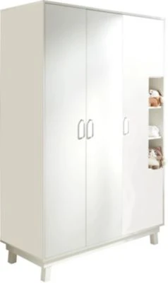 Roba Kleiderschrank 3 Türig Nordic Weiss