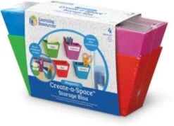 Learning Resources® Utensilienboxen Magnetic Create-A-Space™ Storage Bins, Magnetisch, 4-tlg. -Komar Verkäufe 21011389 06