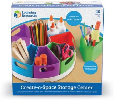 Learning Resources® Utensilienteller Stifteköcher Create-A-Space™ Storage Center Bunt, 10-tlg. 6 Learning Resources® Utensilienteller Stifteköcher Create-A-Space™ Storage Center Bunt, 10-tlg. – Bild 6