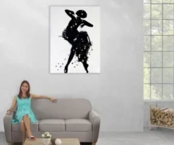 HWC Mendler Ölgemälde Tänzerin XL, Handgemalt 120x90cm -Komar Verkäufe 21383320 05