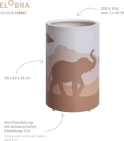 Elobra Tischleuchte Scandi LED, Savanne -Komar Verkäufe 21831870 05