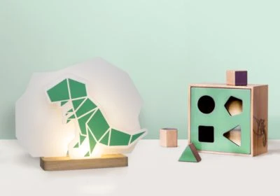 Elobra Tischleuchte Stecksystem "Dinopoly" LED, Grün 2 Elobra Tischleuchte Stecksystem "Dinopoly" LED, Grün – Bild 2