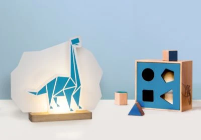 Elobra Tischleuchte Stecksystem "Dinopoly" LED, Blau 2 Elobra Tischleuchte Stecksystem "Dinopoly" LED, Blau – Bild 2