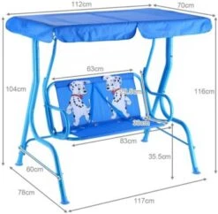 COSTWAY® Kinderschaukel 2 Sitzer Hollywoodschaukel 7 COSTWAY® Kinderschaukel 2 Sitzer Hollywoodschaukel -Komar Verkäufe 22590499 03