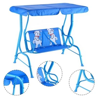 COSTWAY® Kinderschaukel 2 Sitzer Hollywoodschaukel 5 COSTWAY® Kinderschaukel 2 Sitzer Hollywoodschaukel – Bild 5