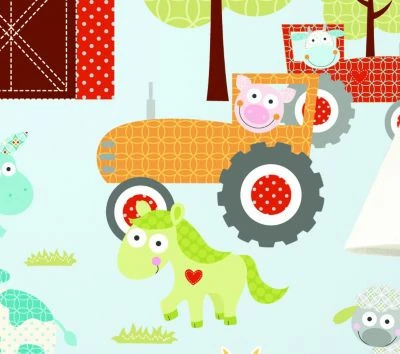 RoomMates Wandsticker Tiere Auf Dem Bauernhof, 42tlg. 3 RoomMates Wandsticker Tiere Auf Dem Bauernhof, 42tlg. – Bild 3