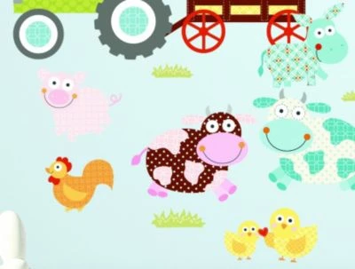 RoomMates Wandsticker Tiere Auf Dem Bauernhof, 42tlg. 4 RoomMates Wandsticker Tiere Auf Dem Bauernhof, 42tlg. – Bild 4