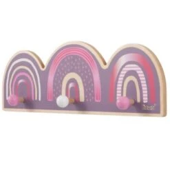 Howa Garderobe Wandgarderobe Für Kinder Aus Holz "rainbow"