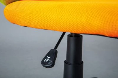 Inter Link Drehstuhl Mela, Orange/grün 5 Inter Link Drehstuhl Mela, Orange/grün – Bild 5