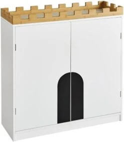 SoBuy® Kinderregal Kinder Kommode Aufbewahrungsschrank Für Kinder, Im Schlossdesign