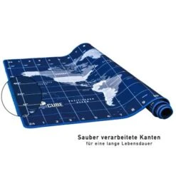DigitCUBE Schreibtischunterlage 90x60cm - Tischunterlage Im Weltkarte Design Mit Deutschen Layout -Komar Verkäufe 23262126 04