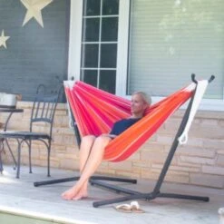 VIVERE Doppel Hängematte Mit Gestell 250 CM, MIMOSA 6 VIVERE Doppel Hängematte Mit Gestell 250 CM, MIMOSA -Komar Verkäufe 23753667 03