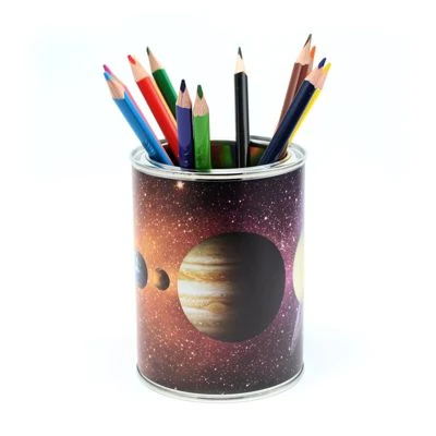 Nikima Stiftebecher Sonnensystem Stifteköcher Inkl. 12 Dreikant Buntstiften Stifteköcher 2 Nikima Stiftebecher Sonnensystem Stifteköcher Inkl. 12 Dreikant Buntstiften Stifteköcher – Bild 2