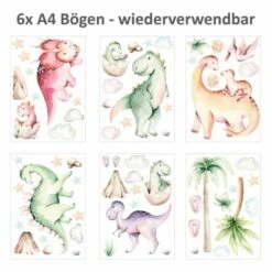 Nikima Fensterbilder Dinosaurier Selbstklebend Fenstersticker 6 Nikima Fensterbilder Dinosaurier Selbstklebend Fenstersticker -Komar Verkäufe 23898177 03