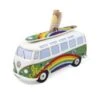 VW Collection By BRISA VW T1 Bulli Bus Spardose Mit Surfbrett (1:18)