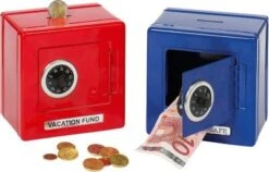 Small Foot Spardose Tresor, Matall, Farblich Sortiert