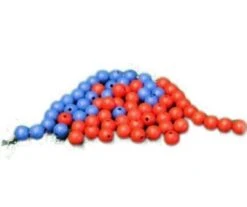 Holzspielzeug 101 Rote Holzperlen