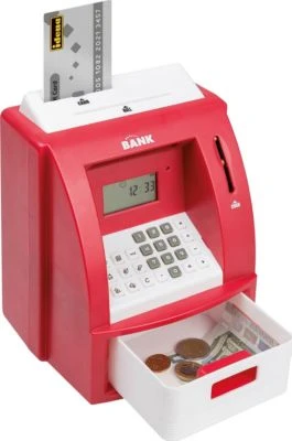 Idena Spardose Geldautomat Rot 2 Idena Spardose Geldautomat Rot – Bild 2