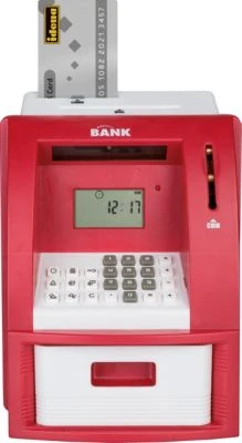 Idena Spardose Geldautomat Rot 3 Idena Spardose Geldautomat Rot – Bild 3