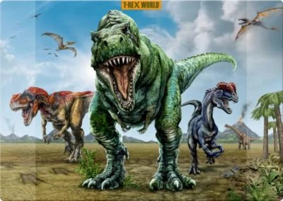 Die Spiegelburg Schreibtischunterlage T-Rex World 1 Die Spiegelburg Schreibtischunterlage T-Rex World