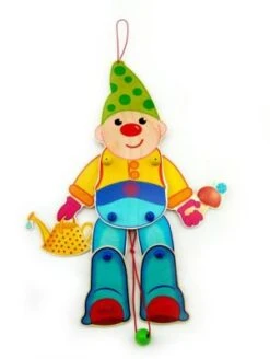 Holzspielzeug Hampelmann Zwerg
