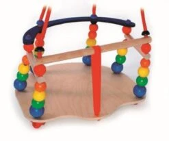 Schaukelspielzeug Gitterschaukel Mit Perlen Bunt