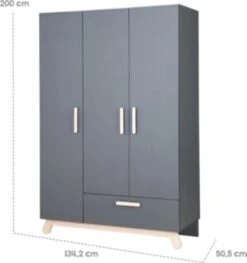 Roba Kleiderschrank 3-türig Jara -Komar Verkäufe 24970633 05