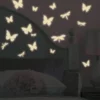 RoomMates Wandsticker Leuchtschmetterlinge, Glow In Dark, 79-tlg.