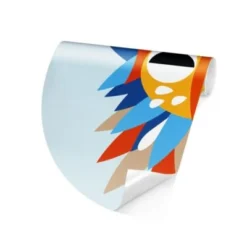 Bilderwelten Runde Tapete Selbstklebend Collage Ethno Maske - Papagei 11 Bilderwelten Runde Tapete Selbstklebend Collage Ethno Maske - Papagei -Komar Verkäufe 25410520 06