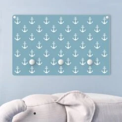 Bilderwelten Kindergarderobe Holz Anker Graublau Weiß 8 Bilderwelten Kindergarderobe Holz Anker Graublau Weiß -Komar Verkäufe 25411229 03