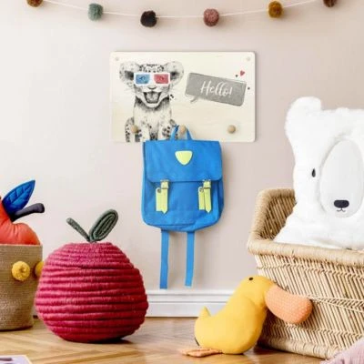Bilderwelten Kindergarderobe Holz Spruch Hello Fröhliches Löwenbaby 5 Bilderwelten Kindergarderobe Holz Spruch Hello Fröhliches Löwenbaby – Bild 5